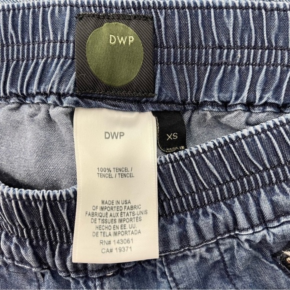 Revolve DWP Brody Relaxed Jogger XS Elastic Waist Mid Rise Pull On Pant Tencel - Picture 6 of 6